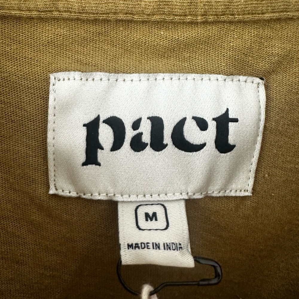 Pact Men's 100% Organic Cotton Polo Shirt NWT - Picture 7 of 7